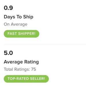 5 ⭐️⭐️⭐️⭐️⭐️ Ratings! FAST SHIPPER!!!